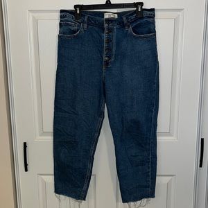 Abercrombie mom high rise jeans
